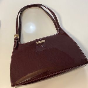 Liz Claiborne Burgundy Shoulder Bag